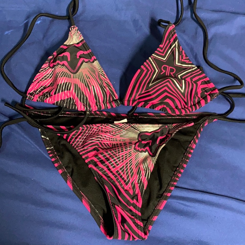 USED Fox Bikini Top XS